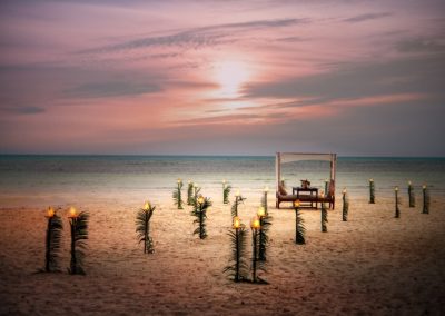 Munjoh Ocean Resort_beach - romantic setup
