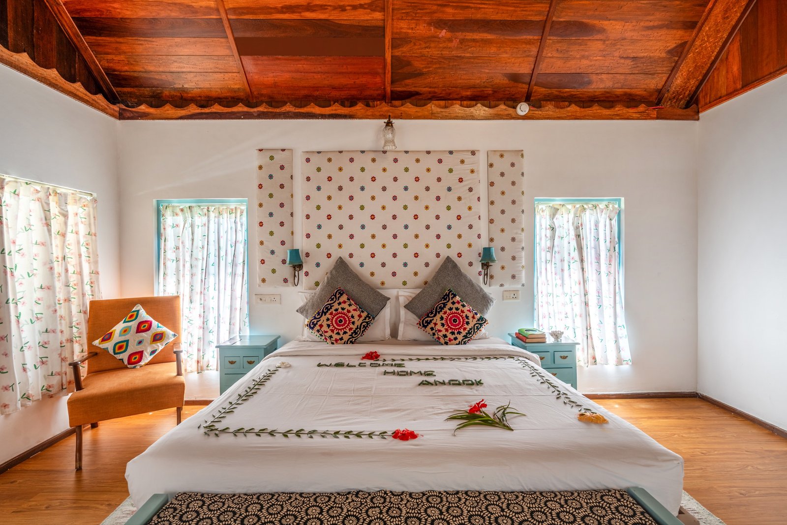 Wide interior view of a Luxury Villa at Munjoh Ocean Resort on Havelock Island